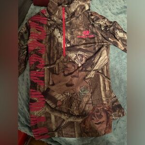 Mossy oak camo quarter zip
